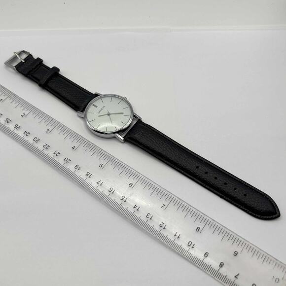 Black Geneva Men's Watch - Picture 4 of 5